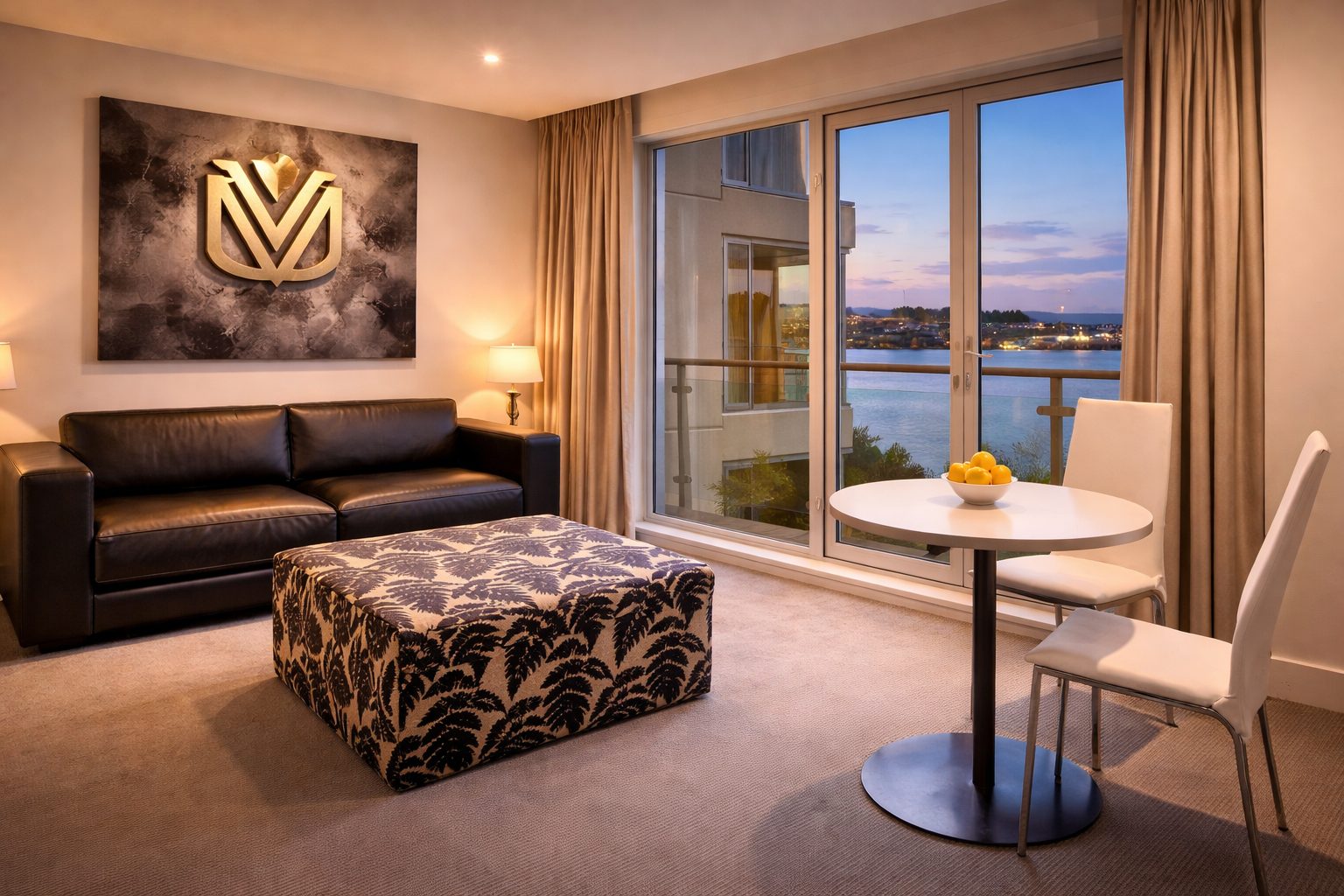 Lakefront one-bedroom